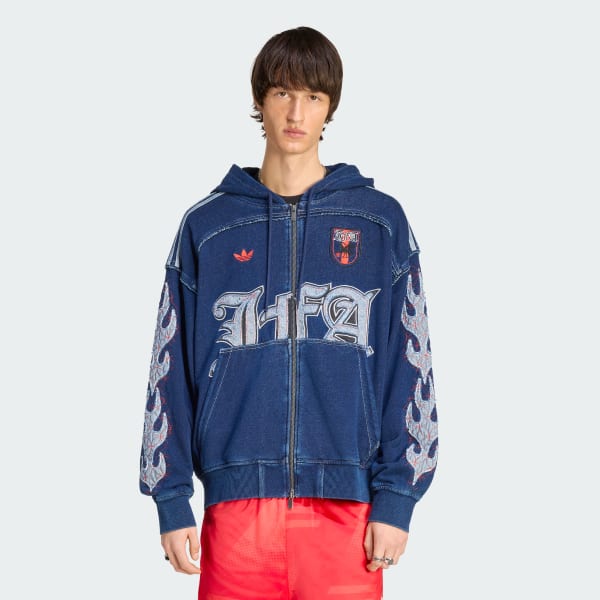 Mavi adidas Originals Japonya 26 Kapüşonlu Üst