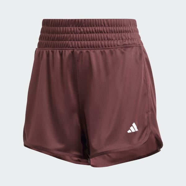Bordeaux Short taille haute maille Pacer Essentials