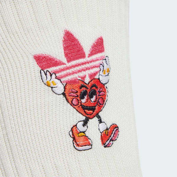 Λευκό adidas Originals x Made by Nelson Crew Socks 2 Pairs