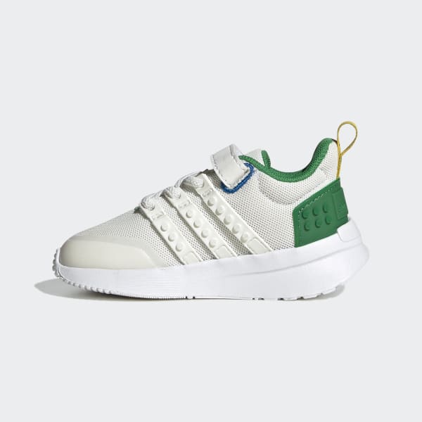 Bialy adidas x LEGO® Racer TR21 Elastic Lace and Top Strap Shoes
