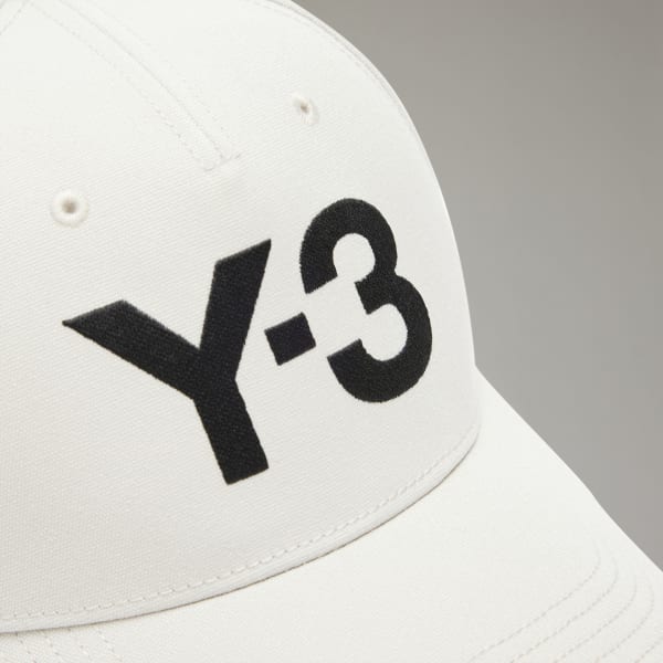Grau Y-3 Logo Kappe