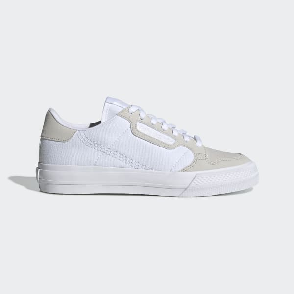 adidas Continental Vulc Shoes - White 