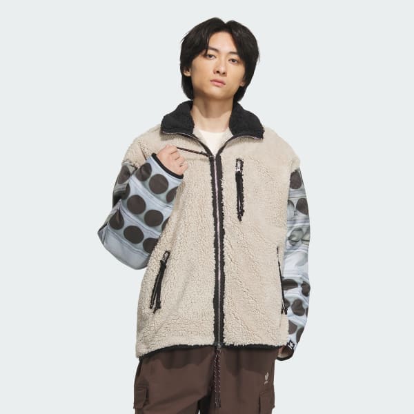 【関税込み】Song for the Mute カーキ Daisy Gym フーディ adidas Song for the Mute Fleece Jacket (Gender Neutral