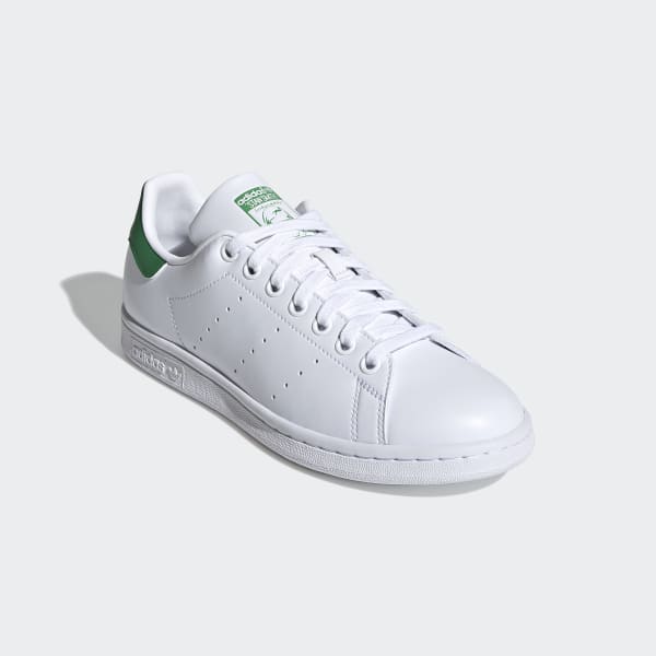 Adidas Originals Stan Smith White/Green Women's Shoes, Size: 8