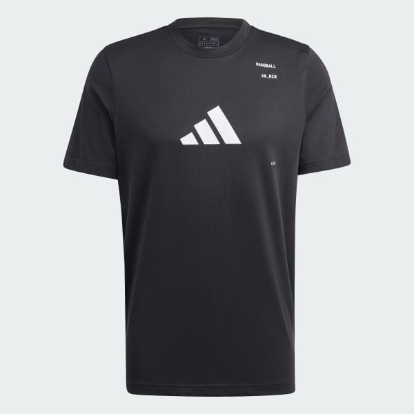 Black Handball Category Graphic T-Shirt