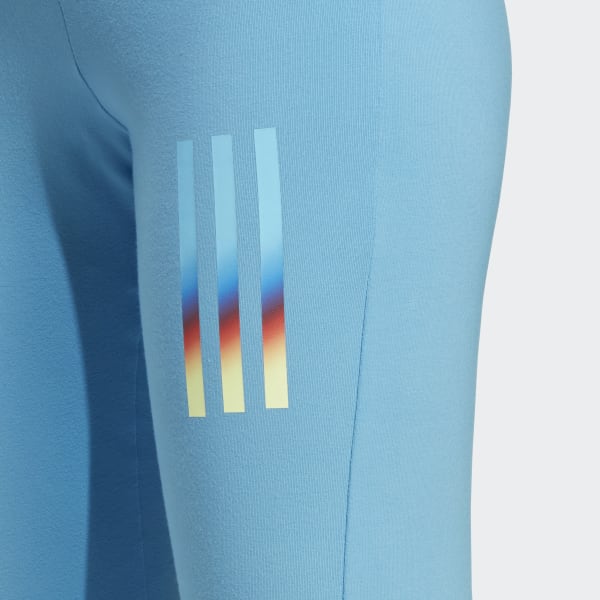 Azul Legging Cós Alto Mission Victory