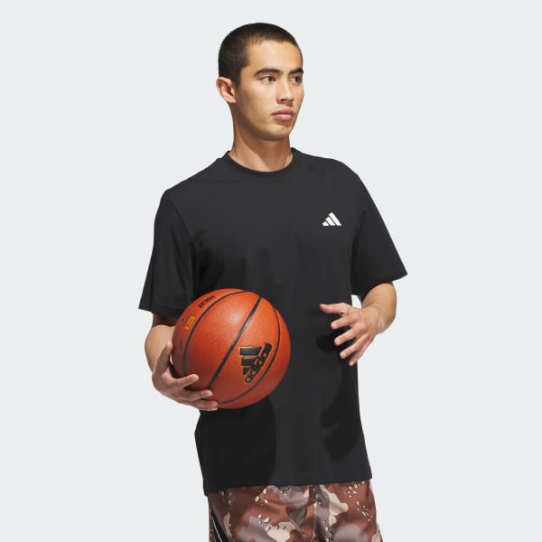 Siyah adidas Basketball Graphic Tişört