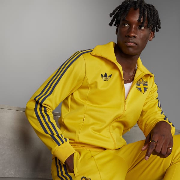 Casaco amarelo deals adidas