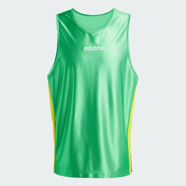 Gron adidas Originals Retro Boxing Tank Top