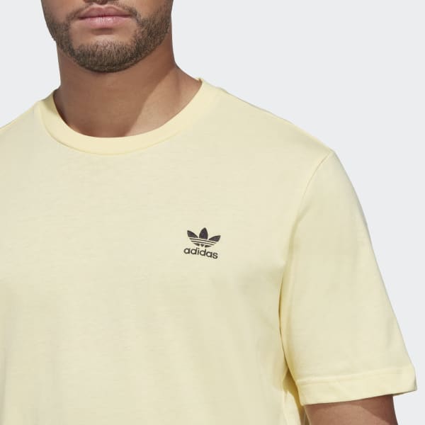 Adidas trefoil hot sale tee yellow