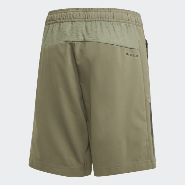 Green 3-Stripes Shorts