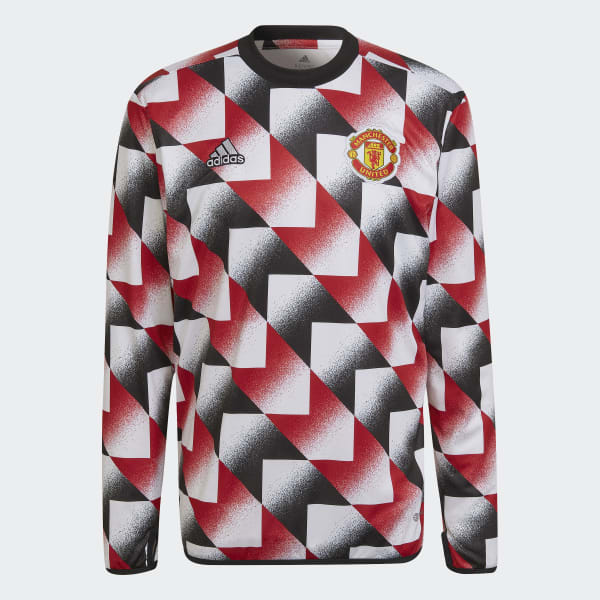Bianco Manchester United Pre-Match Warm Top HO329
