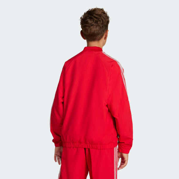 Red Loose Track Top