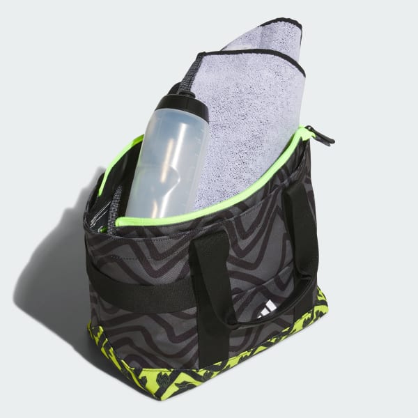 Grey Code Chaos Round Tote Bag