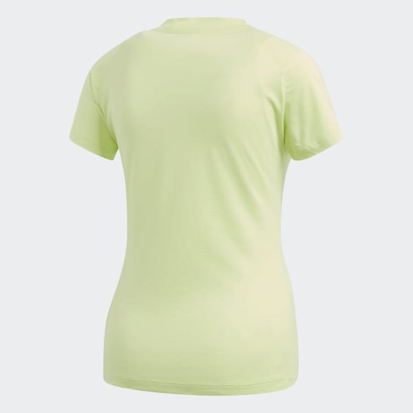 adidas green yellow t shirt