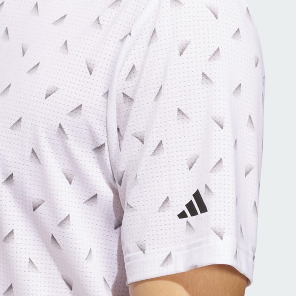 adidas Ultimate365 Printed Mesh Polo Shirt - White | Free adidas Ultimate365 Printed Mesh Polo Shirt - White | Free