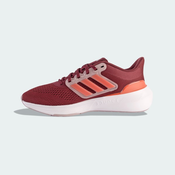 Maroon adidas running shoes discount