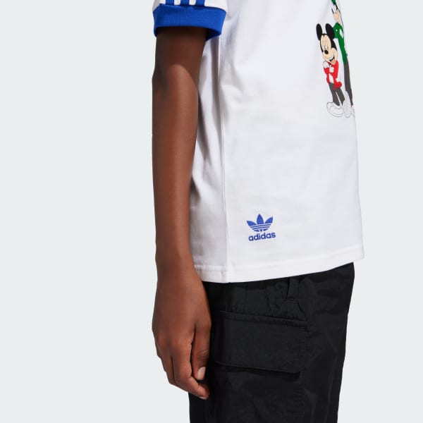 White adidas x Disney Mickey Mouse Tee Kids