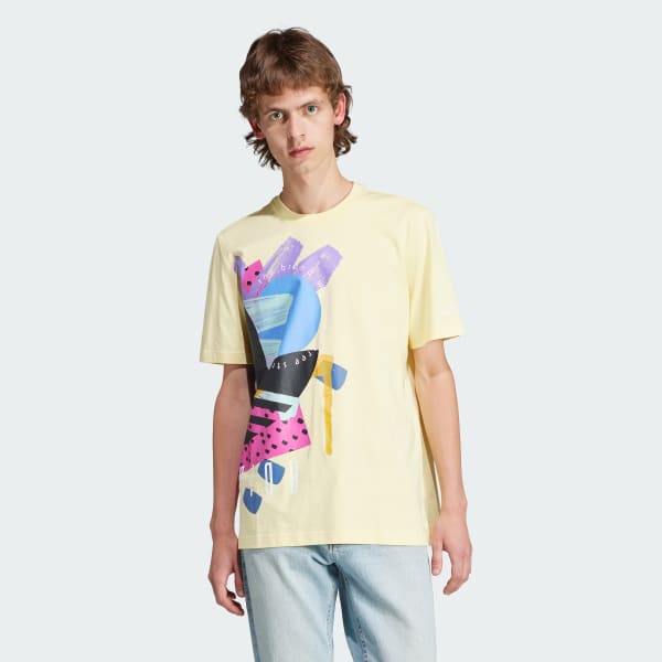 Amarillo Polo Retro Estampado