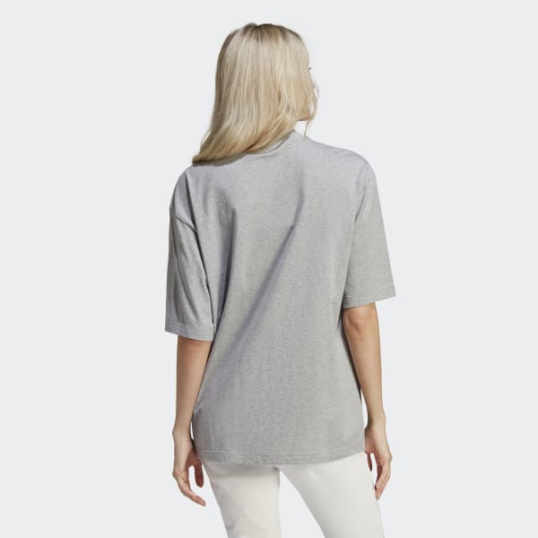 Grey Future Icons Badge of Sport Boyfriend Tee