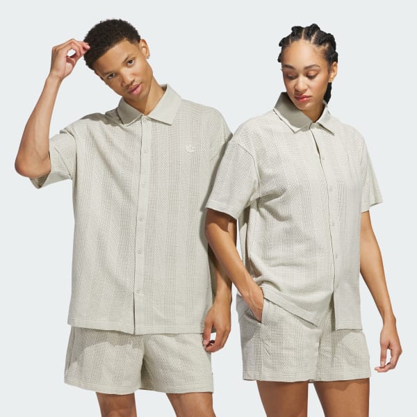 Beige Camisa Summer Knit Shooting (Género Neutro)