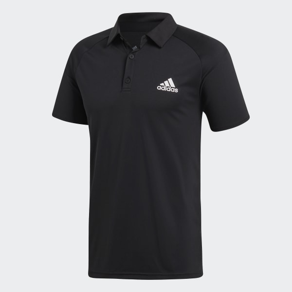 black adidas polo shirt
