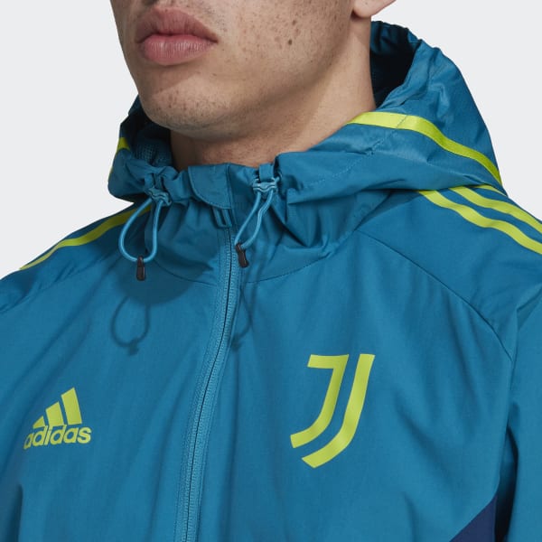 Turkusowy Juventus Condivo 22 All-Weather Jacket TO649