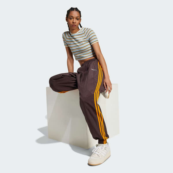 Brown '80s Track Pants