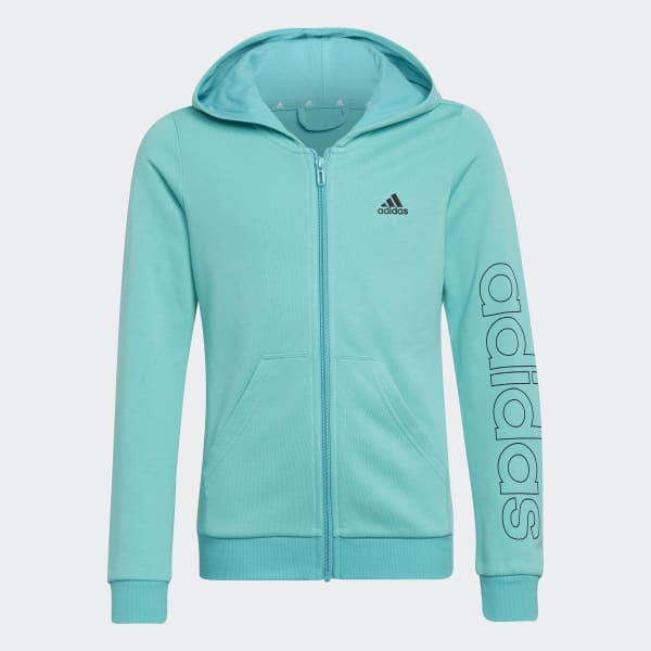 Turquesa Chaqueta con capucha adidas Essentials