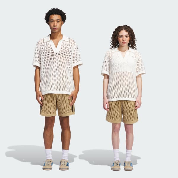 adidas CLOT Crochet Polo - White | adidas Philippines