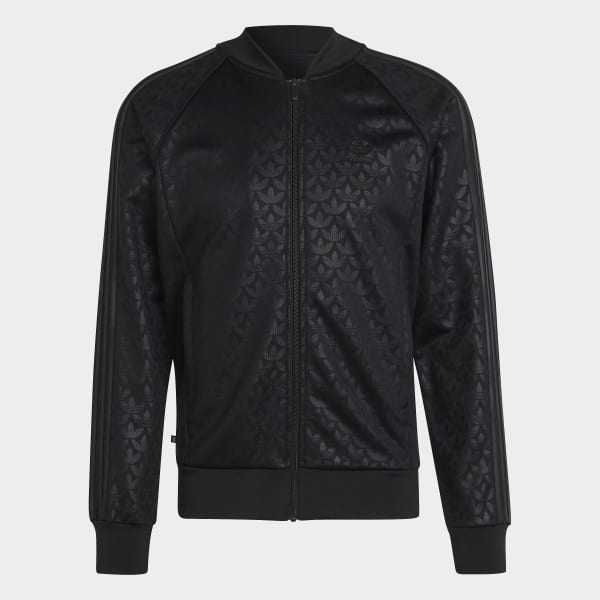 Black Graphics Monogram SST Track Top