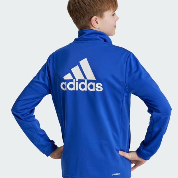 adidas Essentials Big Logo Track Suit Blue adidas Ireland