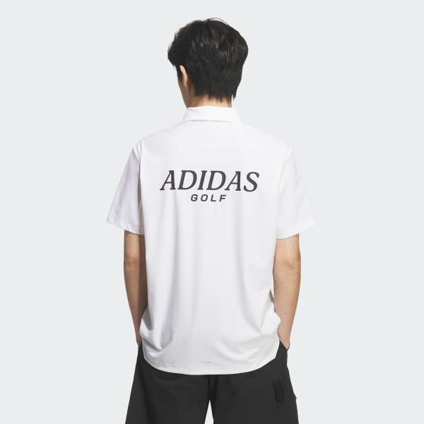 ホワイト クラブ コンシューマー グラフィック半袖ポロシャツ