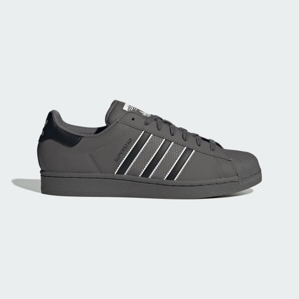 Grey and white superstars discount