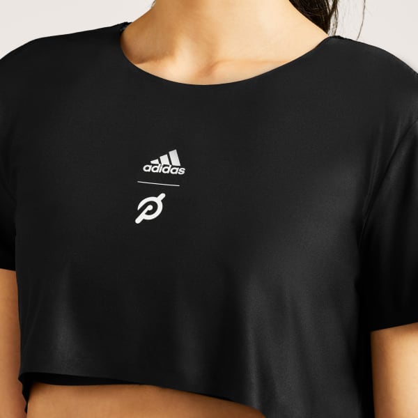 Black adidas x Peloton Crop Tee DJ827