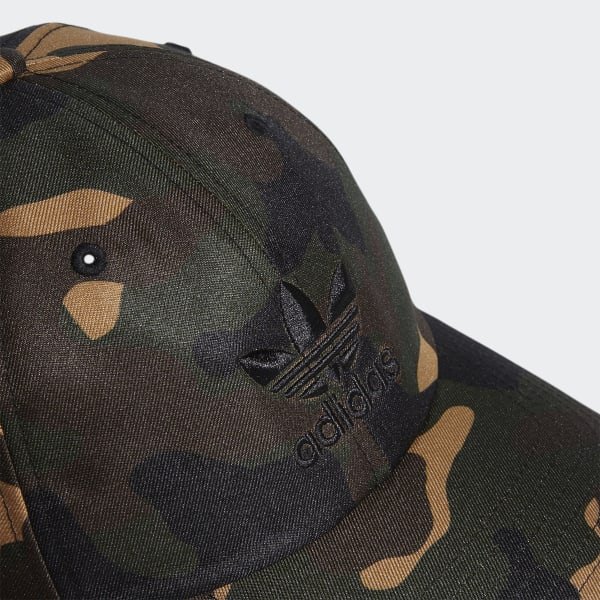 Green Relaxed Camo Trefoil Hat EY3692X