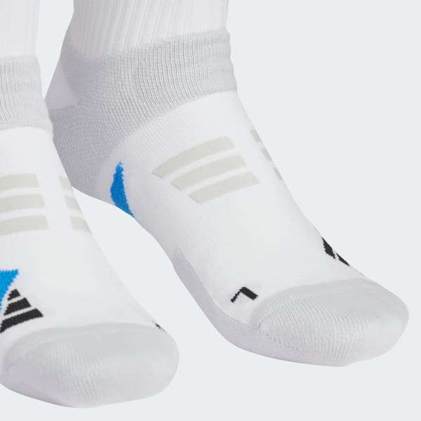 ホワイト アディパワークルーソックス