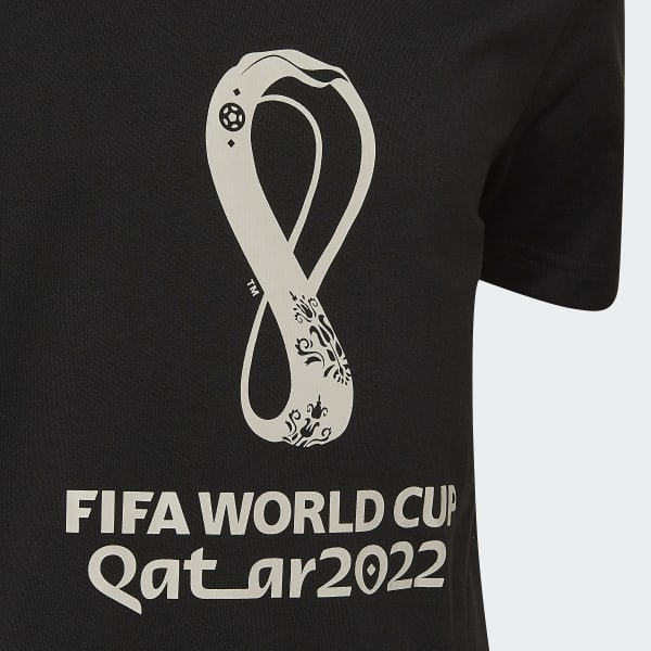 Negro Playera Emblema Oficial Copa Mundial de la FIFA 2022™ DI671