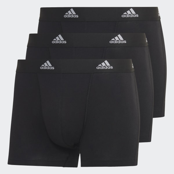 adidas Active Flex Ribbed Bandeau Training Underwear - Black