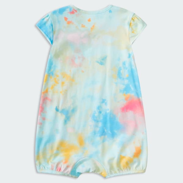 adidas PRINTED SHORTIE ROMPER - Turquoise | Free Shipping with adiClub ...