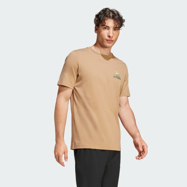 Brown TERREX CAMPING GRAPHIC T-SHIRT