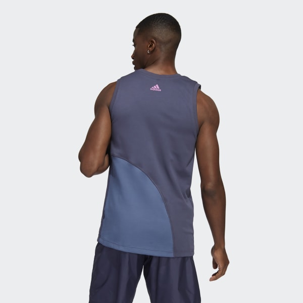 Blue Trae Tank Top