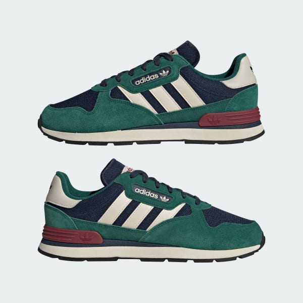 Adidas originals quesence trainers in green b37851 sales