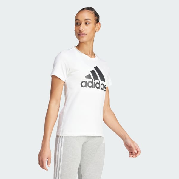 adidas Camiseta LOUNGEWEAR Essentials Logo - Blanco | adidas Colombia