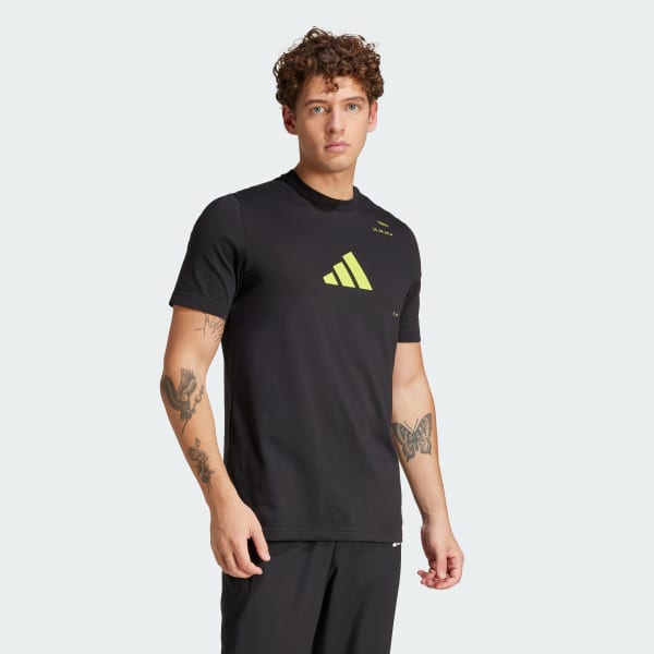 Black AEROREADY Tennis Category Graphic Tee