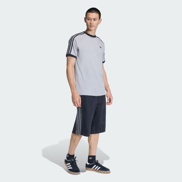 Grey 3-STRIPES TEE