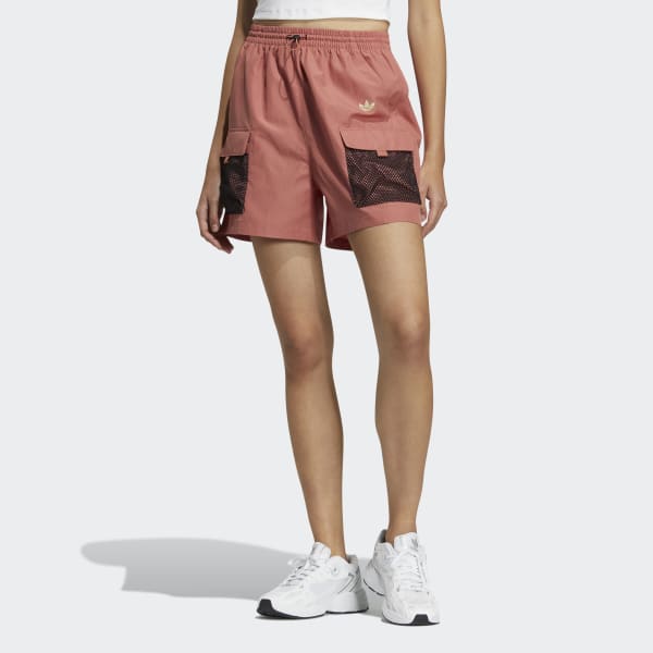 Brown Outdoor Graphic Shorts