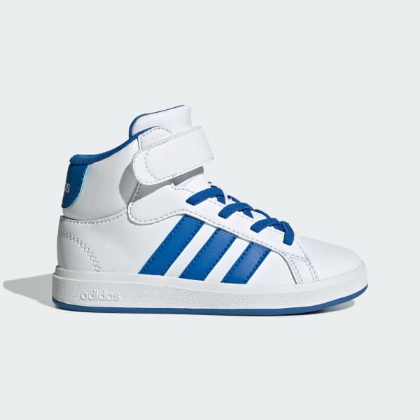 Blanco Zapatillas Grand Court Mid para niños