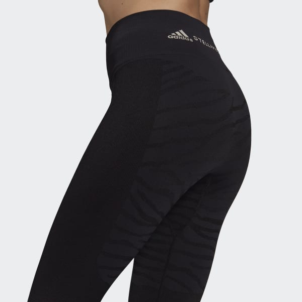 Black adidas by Stella McCartney Seamless Yoga Tights FJY39