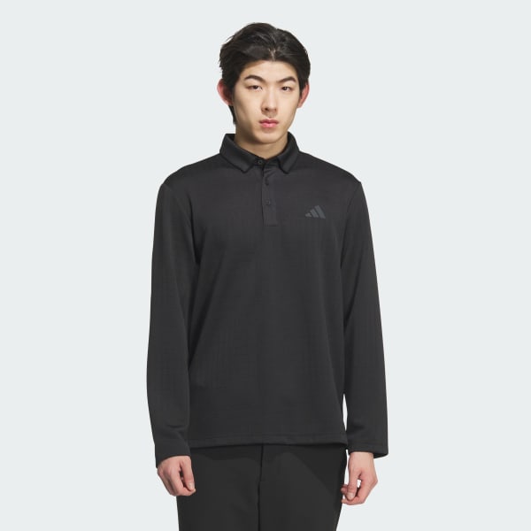 Đen Áo Thun Polo Dài Tay Monogram